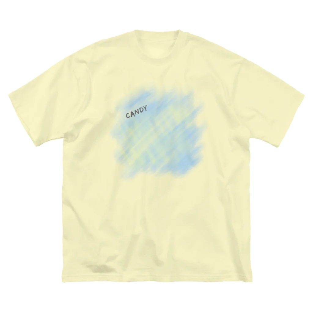 ナオ / CandyLip店のCANDY：油彩 ビッグシルエットTシャツ