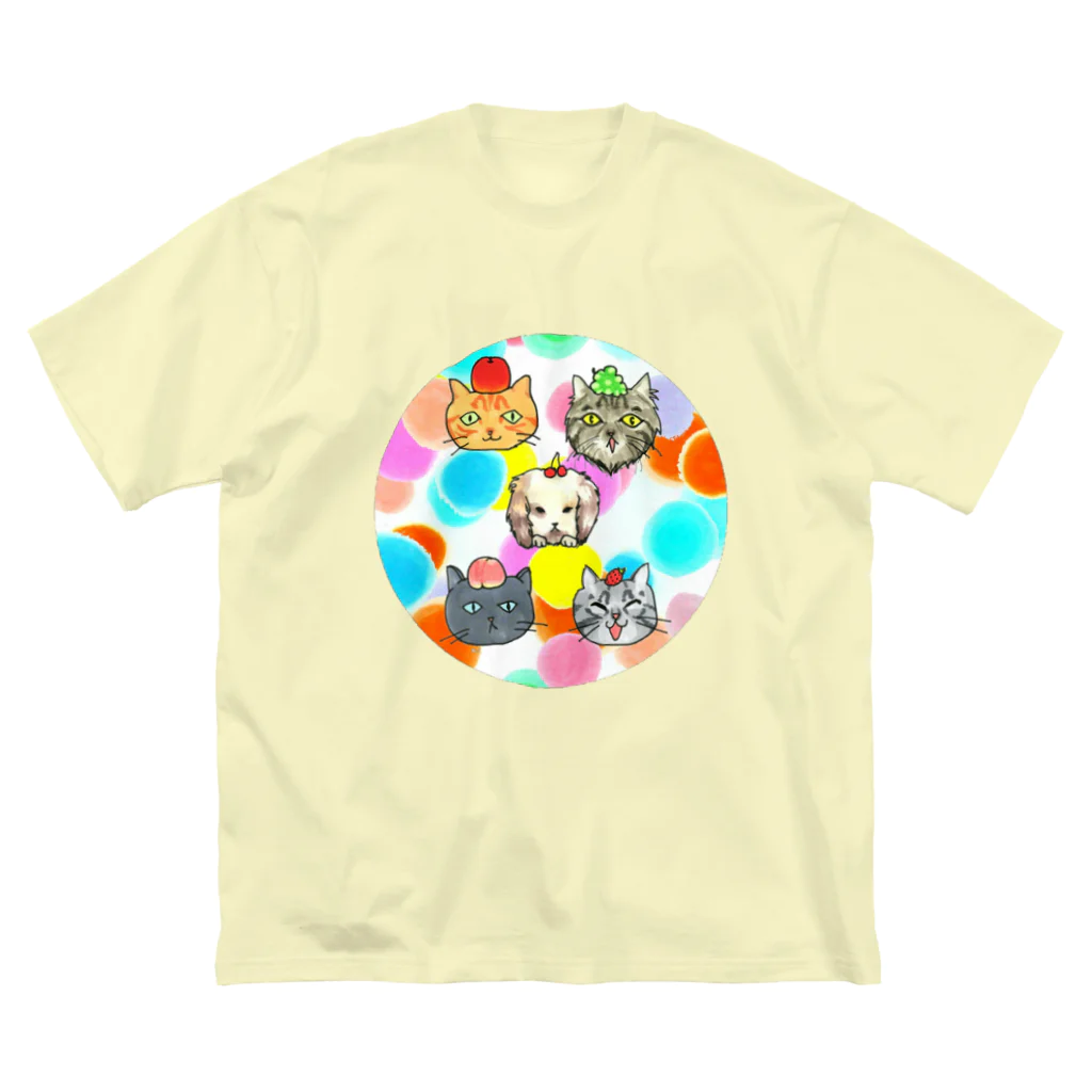 miku'ꜱGallery星猫の猫ちゃん😺兎ちゃん🐰のフルーツ狩り Big T-Shirt