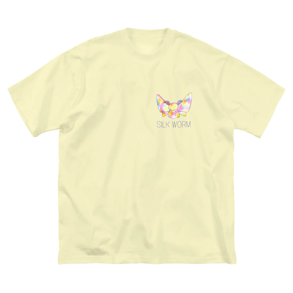 __HEARTBEAT__のSILK WORM ビッグシルエットTシャツ