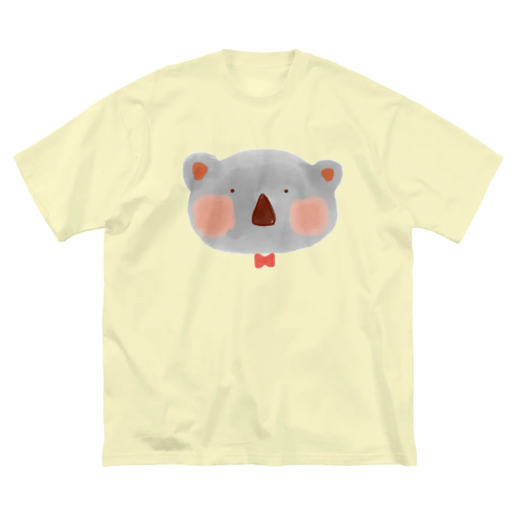 イラストレーター yasijunの水彩コアラちゃん(face)　C ビッグシルエットTシャツ