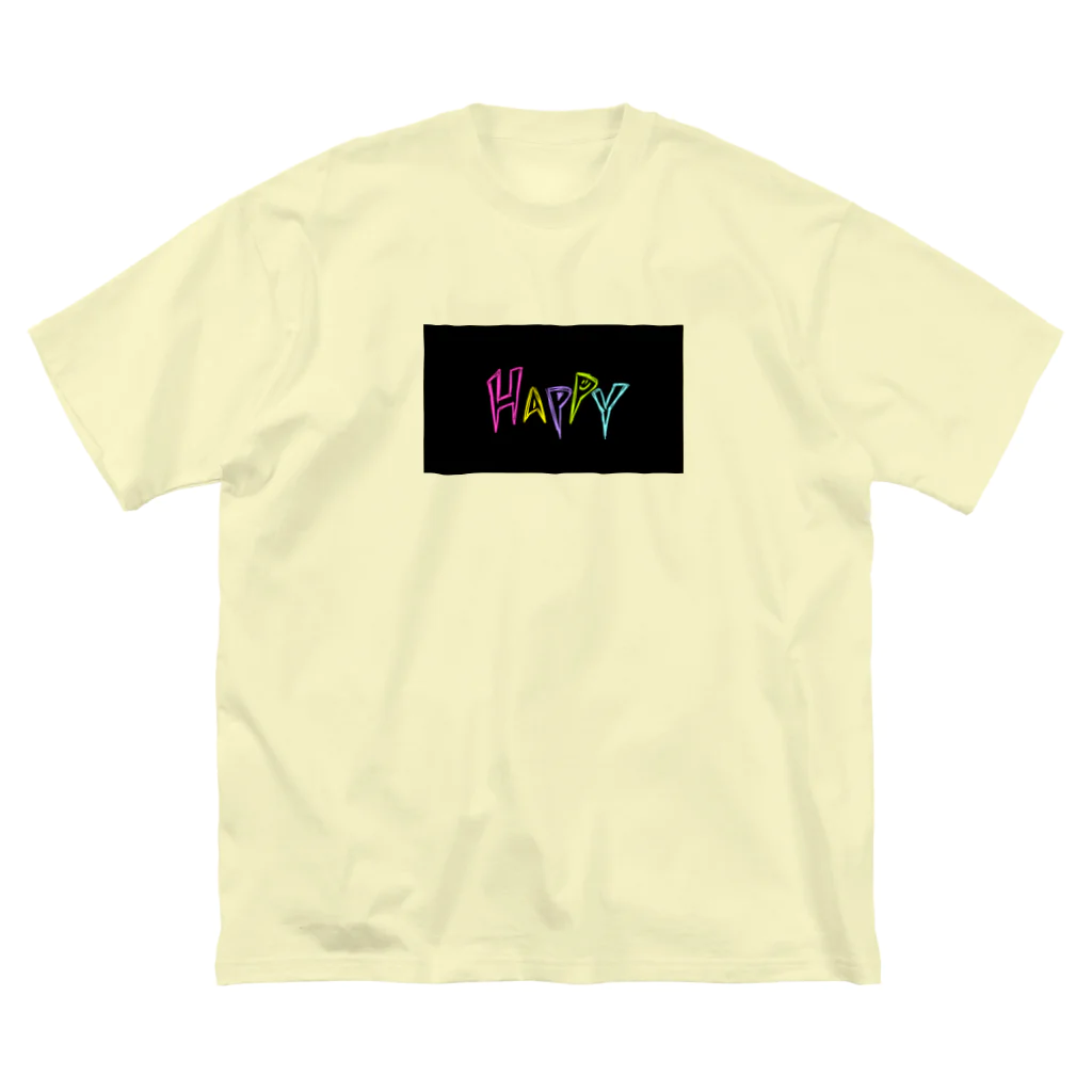 はちよんごのHAPPY ビッグシルエットTシャツ