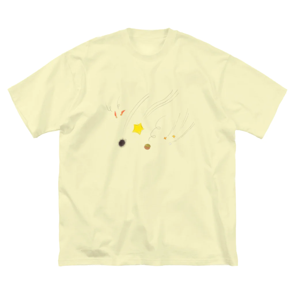 psyainのfall stars ビッグシルエットTシャツ