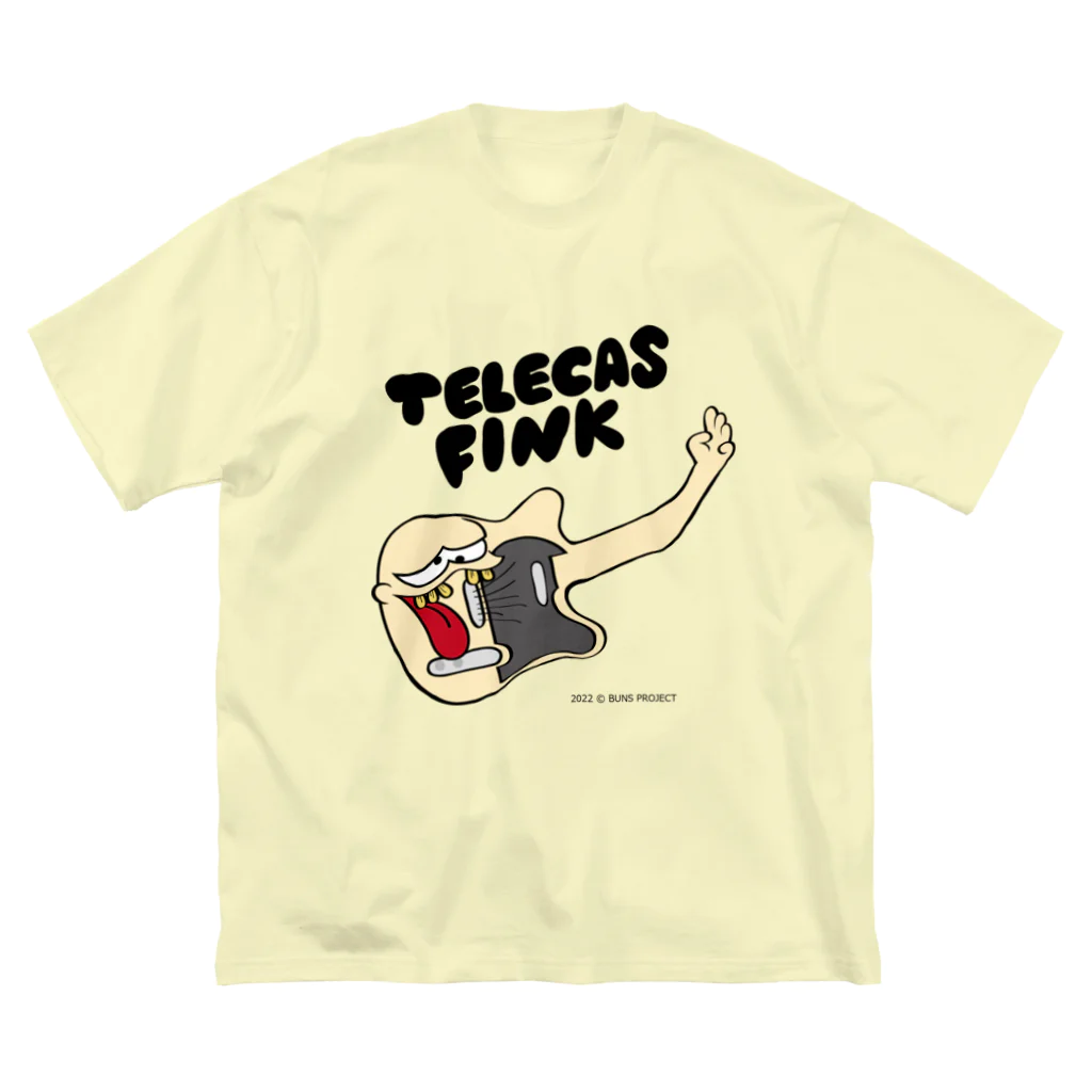 バンズオリジナルのトムとザ・ギターズ　テレキャスフィンク Big T-Shirt