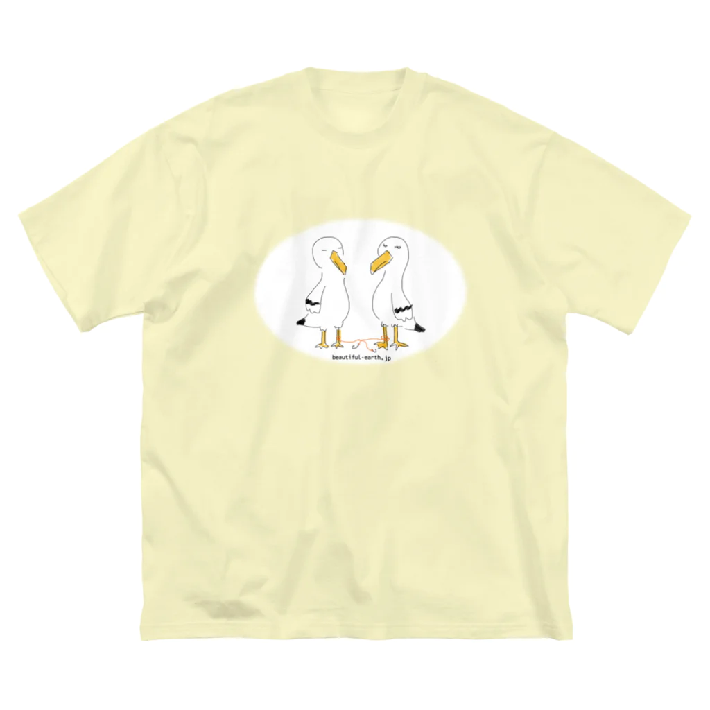 Beautiful Earthの運命の赤い糸 ビッグシルエットTシャツ