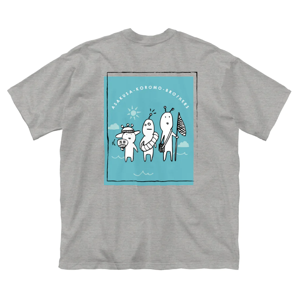 浅草 蛸たこ×ころも兄弟のKOROMO BROTHERS（SUMMER） ビッグシルエットTシャツ