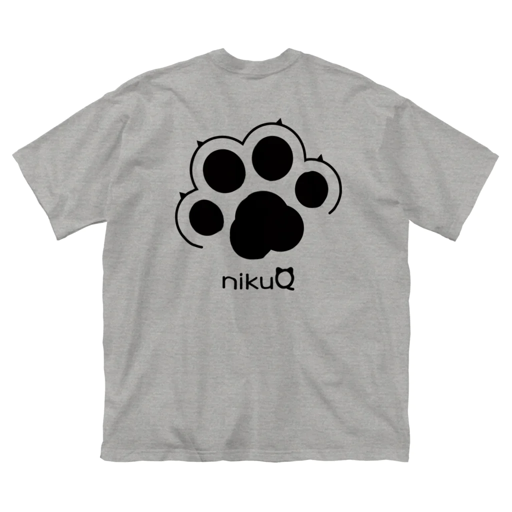 WebArtsの肉球をモチーフにしたオリジナルブランド「nikuQ」（猫タイプ）です ビッグシルエットTシャツ