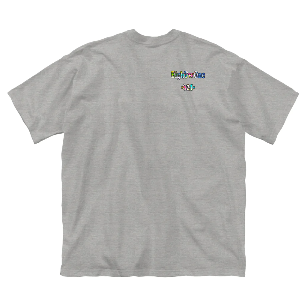 ストリートファッションはEighTwOne-821-(えいとぅーわん はちにーいち)のボックスLOGO Big T-Shirt