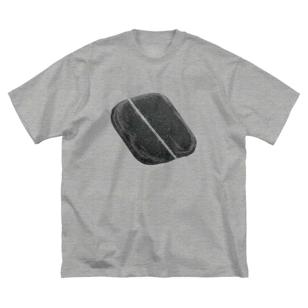 shimmy_sのflat stone with white lines　 Big T-Shirt