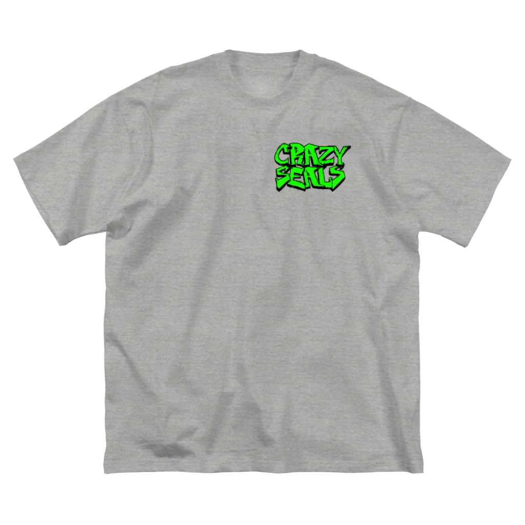 CRAZY SEALSのPuff Puff  Pass Boy (green) ビッグシルエットTシャツ