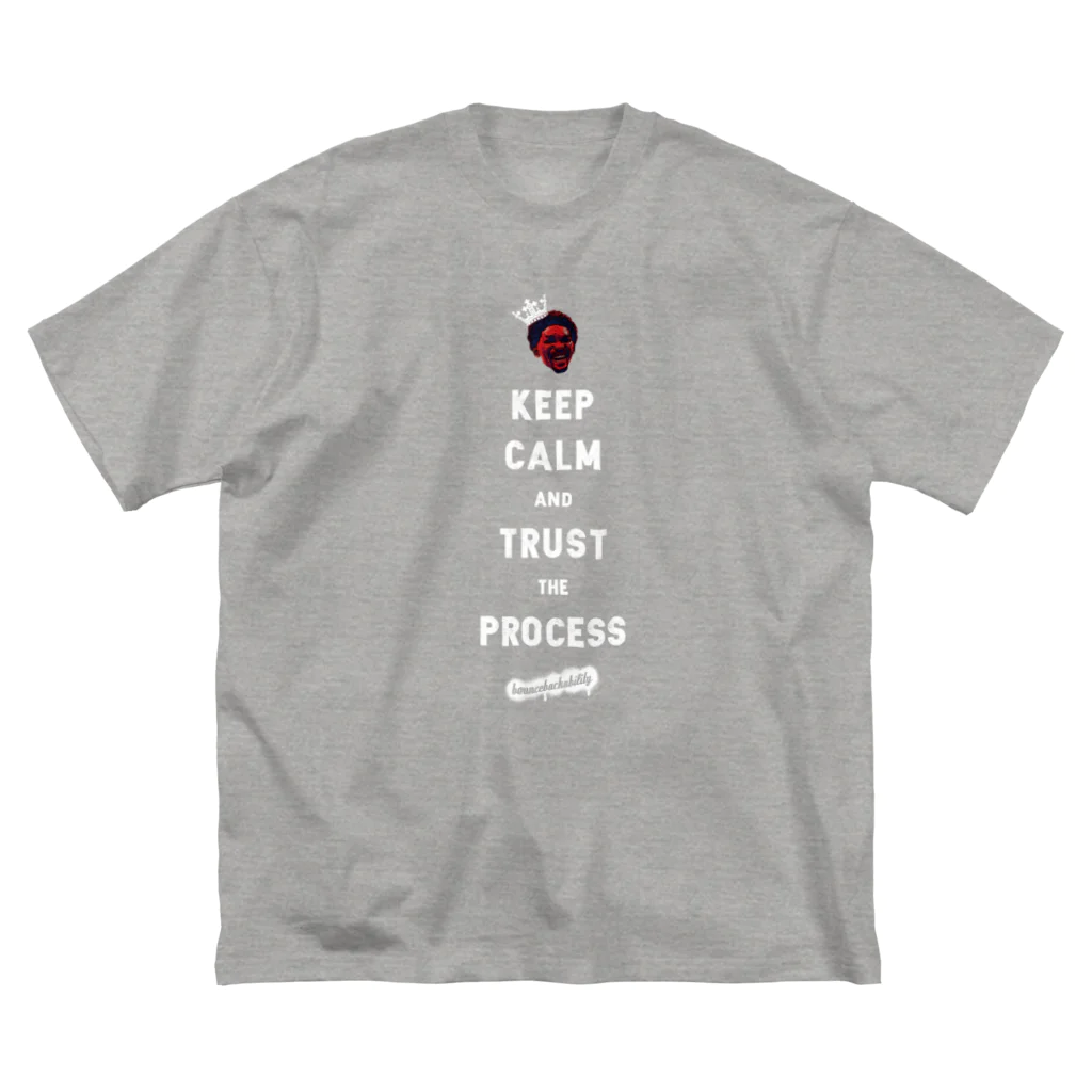 bouncebackabilityの`TRUST THE  PROCESS‘ ビッグシルエットTシャツ