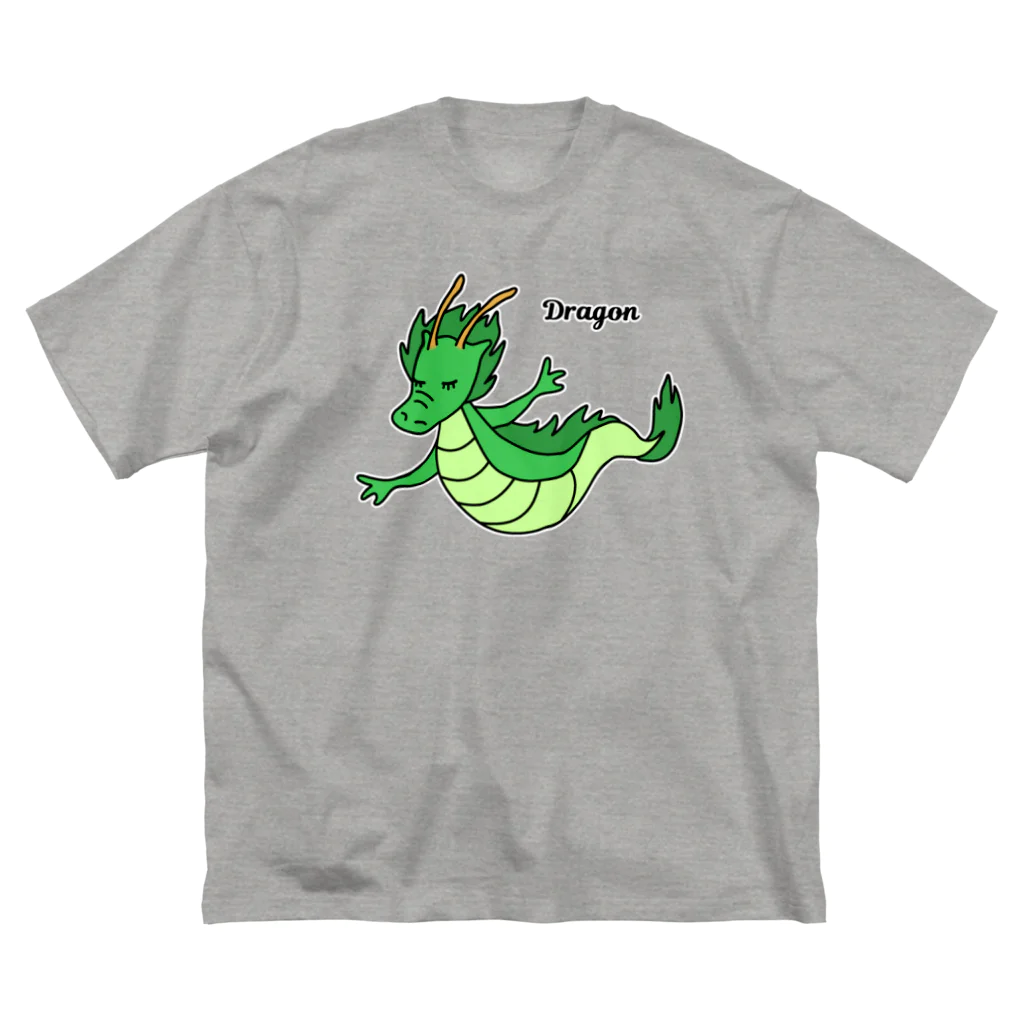 ハナのお店のドラゴン ビッグシルエットTシャツ