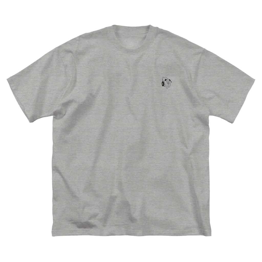 パググッズパラダイスの元気パグ Big T-Shirt