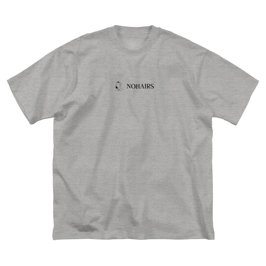 NOHAIRSのシンプルロゴアイテム ビッグシルエットTシャツ