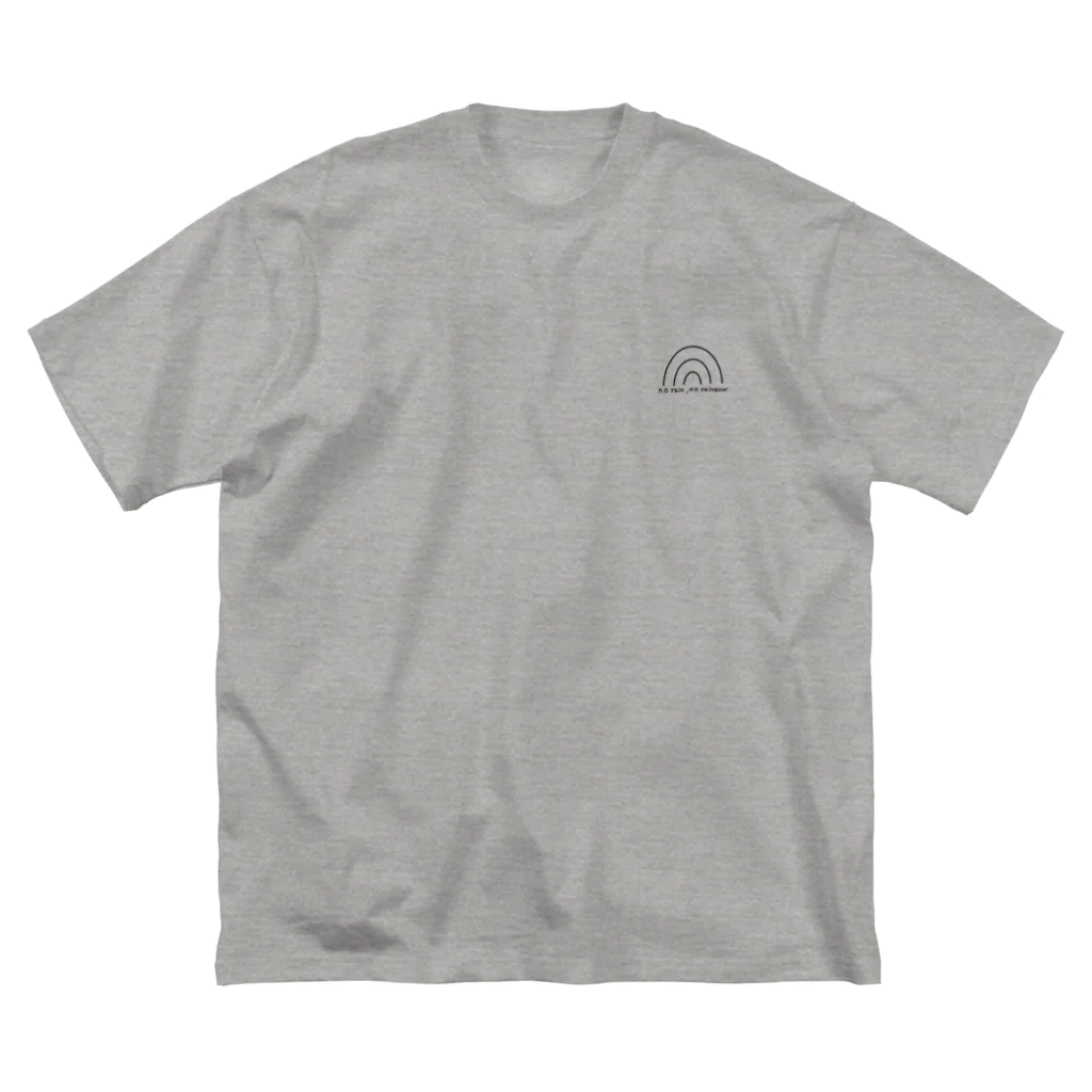 Reefpot designのrainbow ビッグシルエットTシャツ