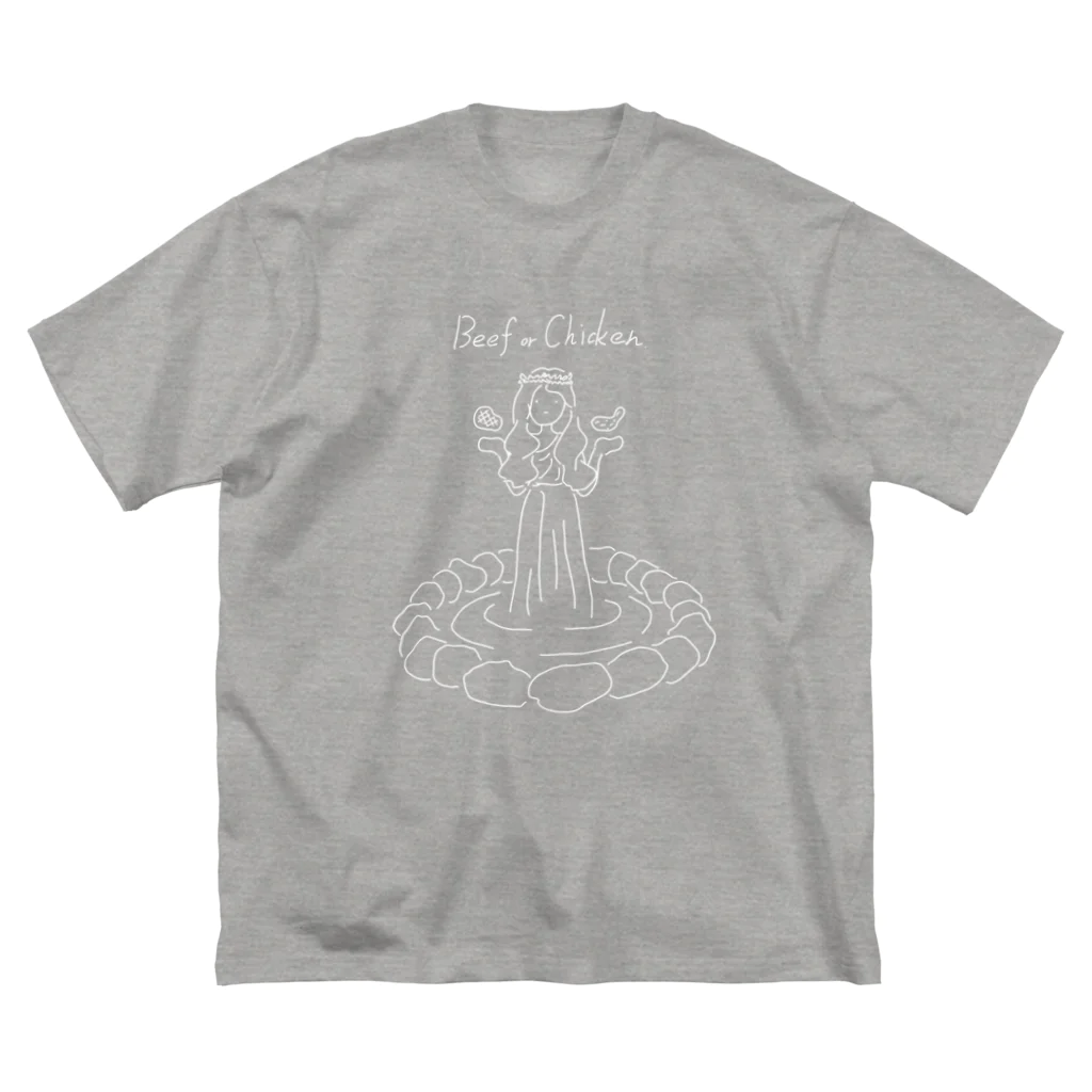 nickiのビーフ オア チキン ビッグシルエットTシャツ