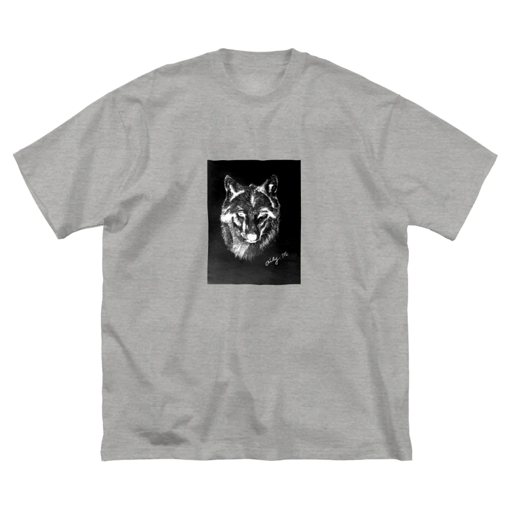 liofyのlonely eyes ビッグシルエットTシャツ