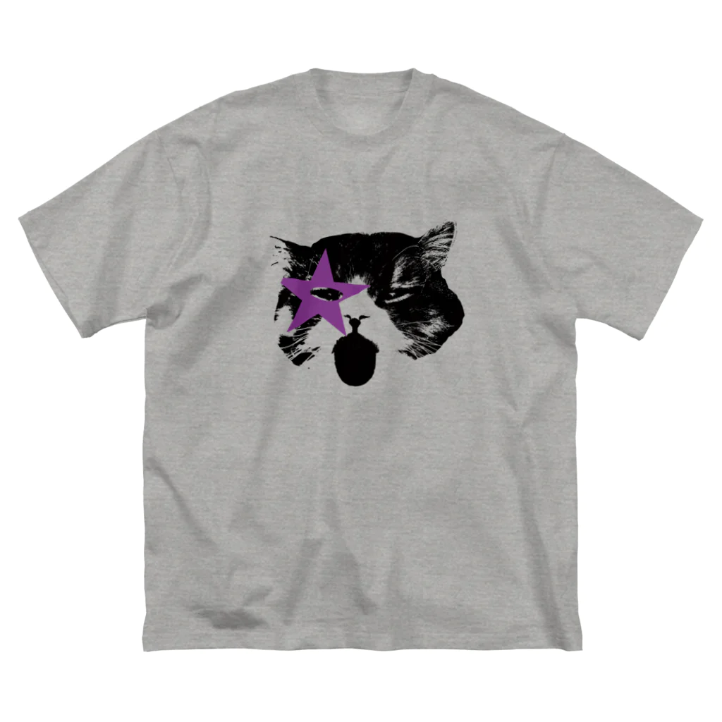 むぎみそ商店のあっかんべー猫 Big T-Shirt