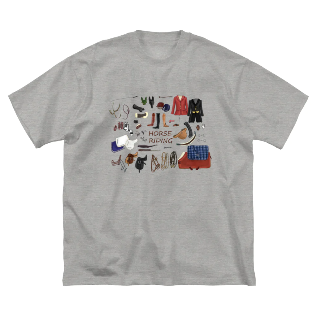 SHIROFUNE_mooooの馬具 Big T-Shirt