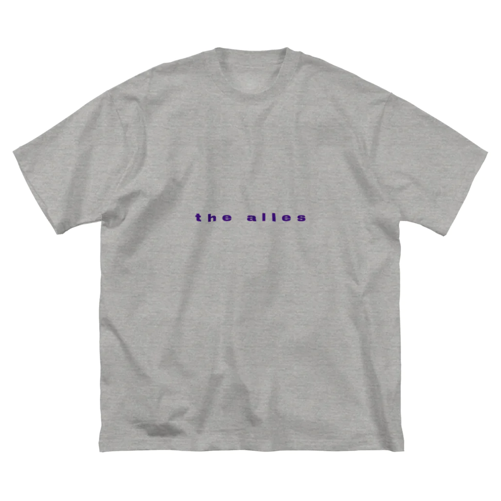 the alles  KONSUM PRODUKTのthe alles Logo ビッグシルエットTシャツ