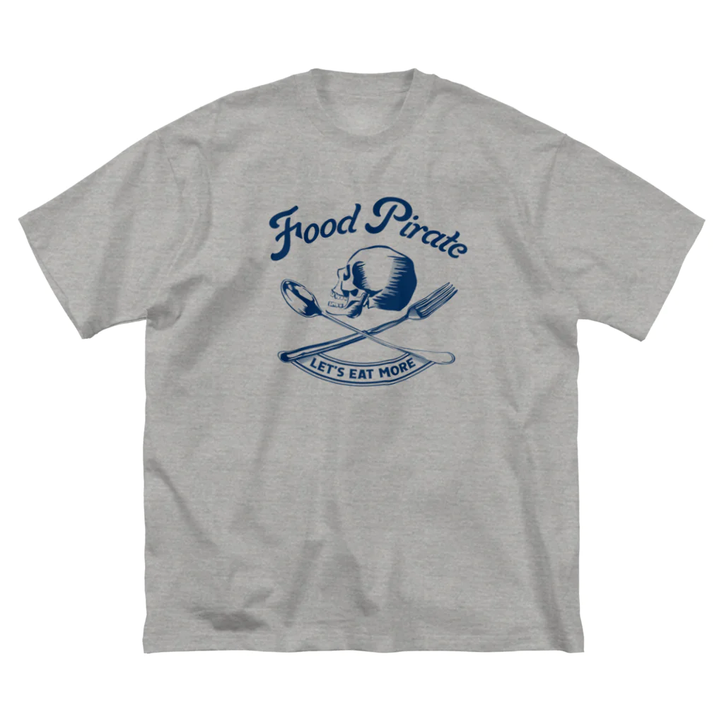 LONESOME TYPE ススのLET'S EAT MORE (NAVY) ビッグシルエットTシャツ