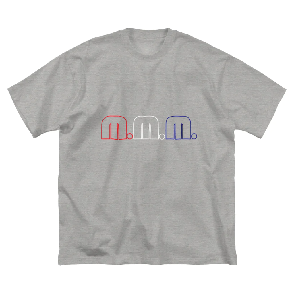 m.のlogo (trio 1) ビッグシルエットTシャツ