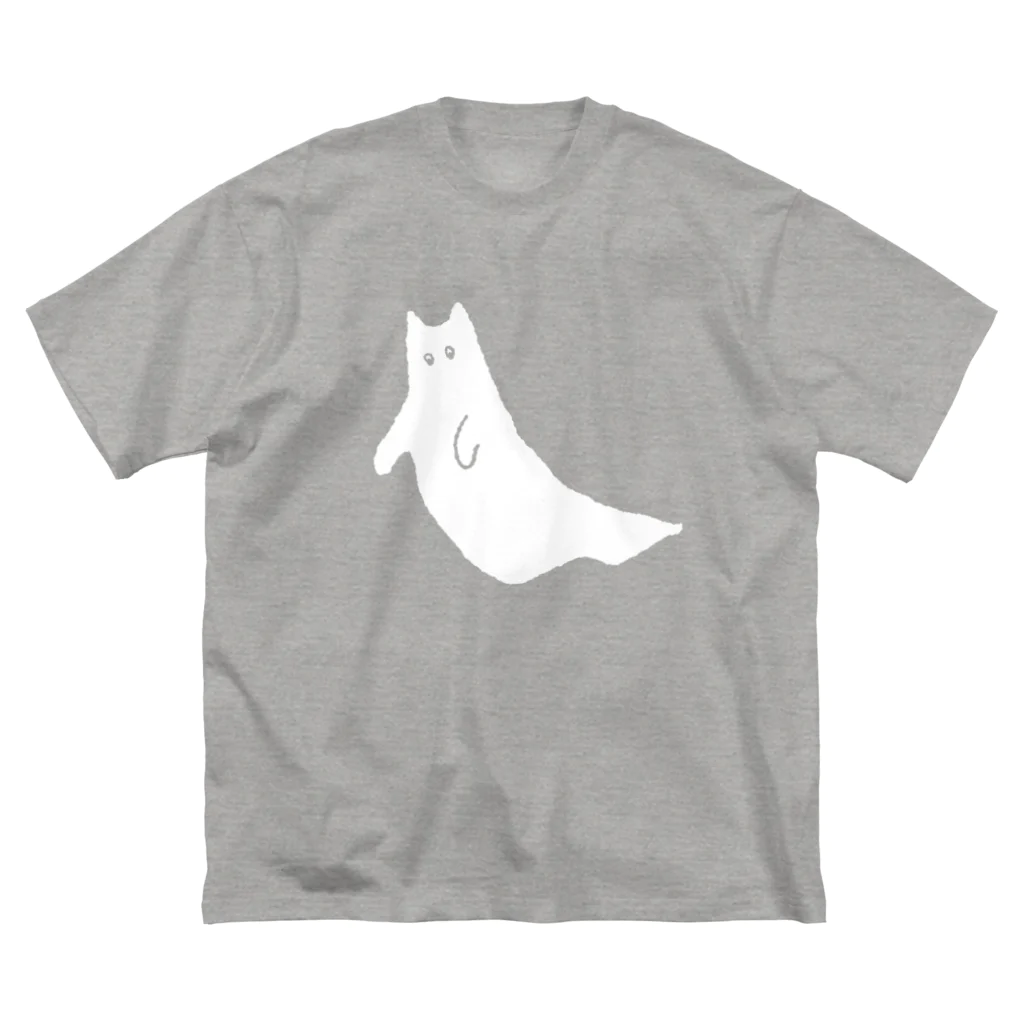 k_oのおばけねこ cat ghost ビッグシルエットTシャツ