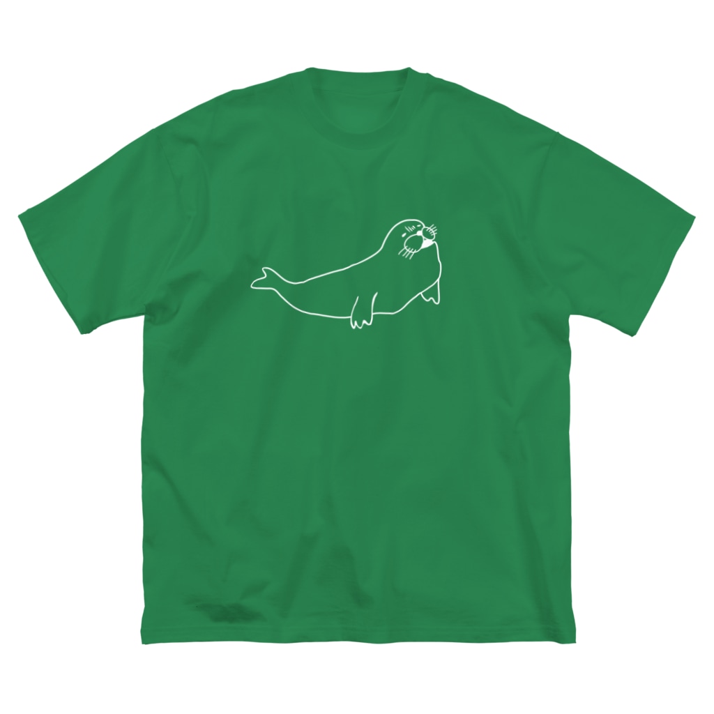 neconos Goodsのあざらしのひと（白） Big T-Shirt