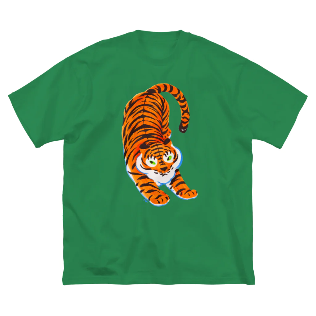 segasworksのトラちゃん（のびのび〜爪とぎ） Big T-Shirt