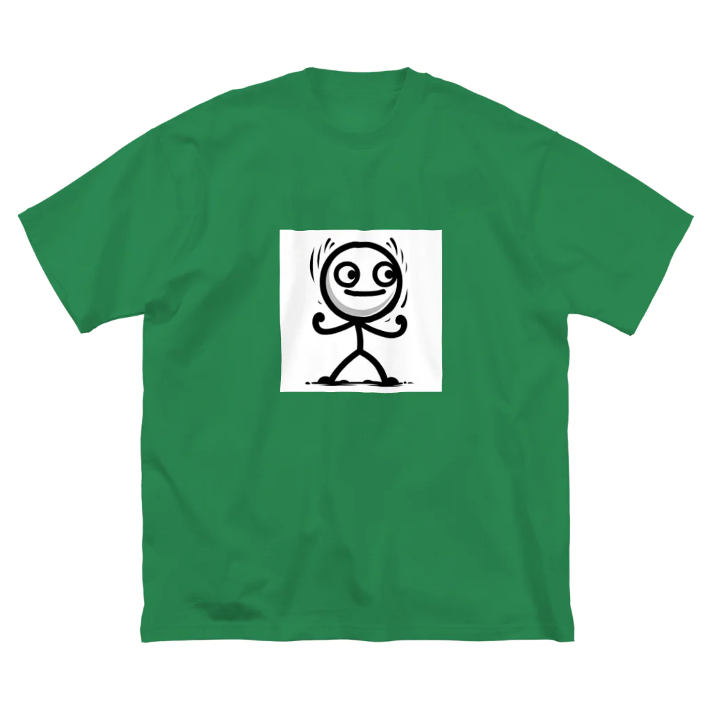 Design by hisachilの線人くん(ガッツ) Big T-Shirt