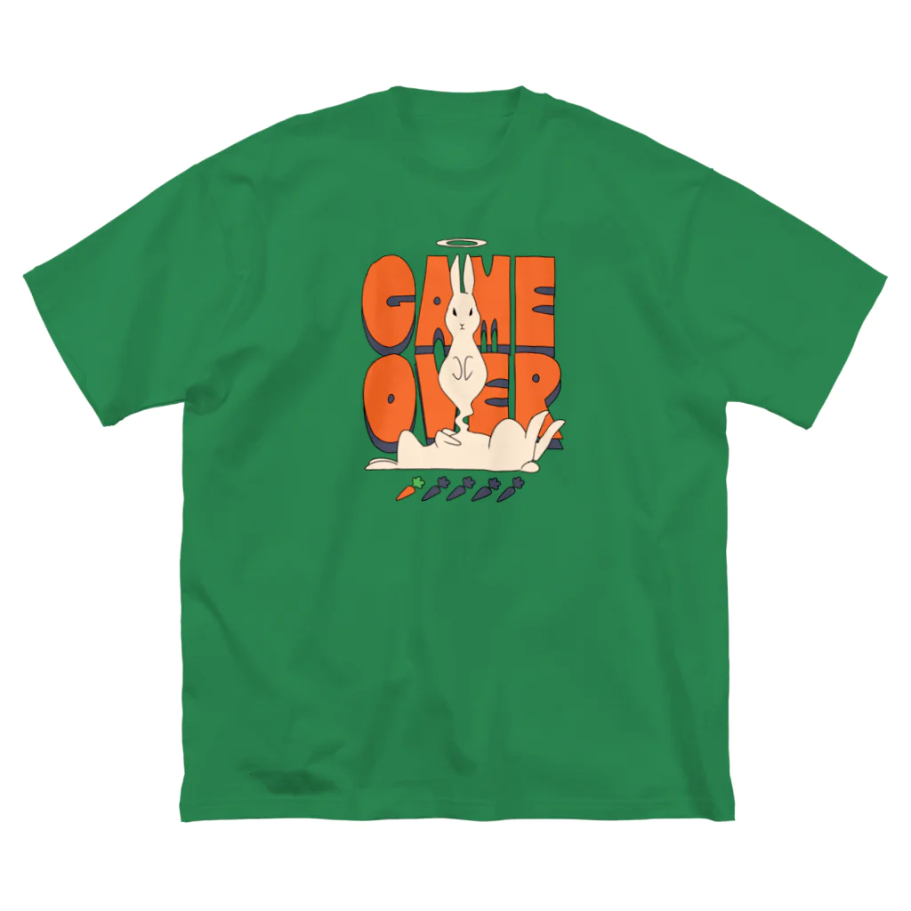 ねこぜもんのGAME OVER ビッグシルエットTシャツ