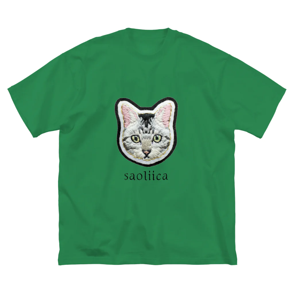 saoliicaのネコのN氏 ビッグシルエットTシャツ
