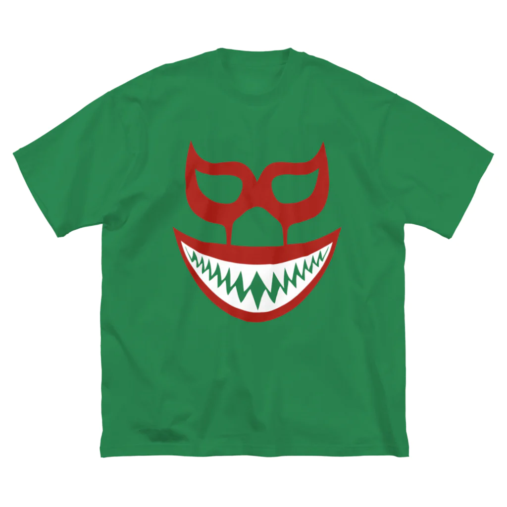 DRIPPEDのMIL MASCARAS SHARK MASK ビッグシルエットTシャツ