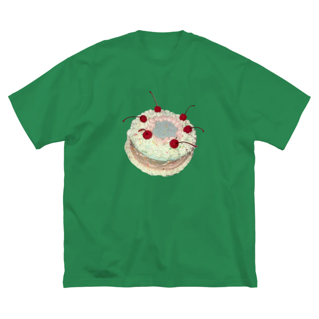 die Bahnのバースデーケーキ ビッグシルエットTシャツ