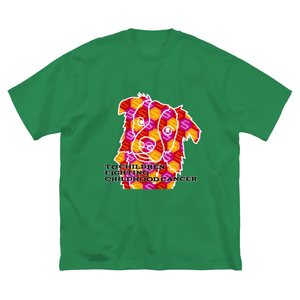 IOST_Supporter_CharityのIOST【Hiroシリーズ】Dog ビッグシルエットTシャツ