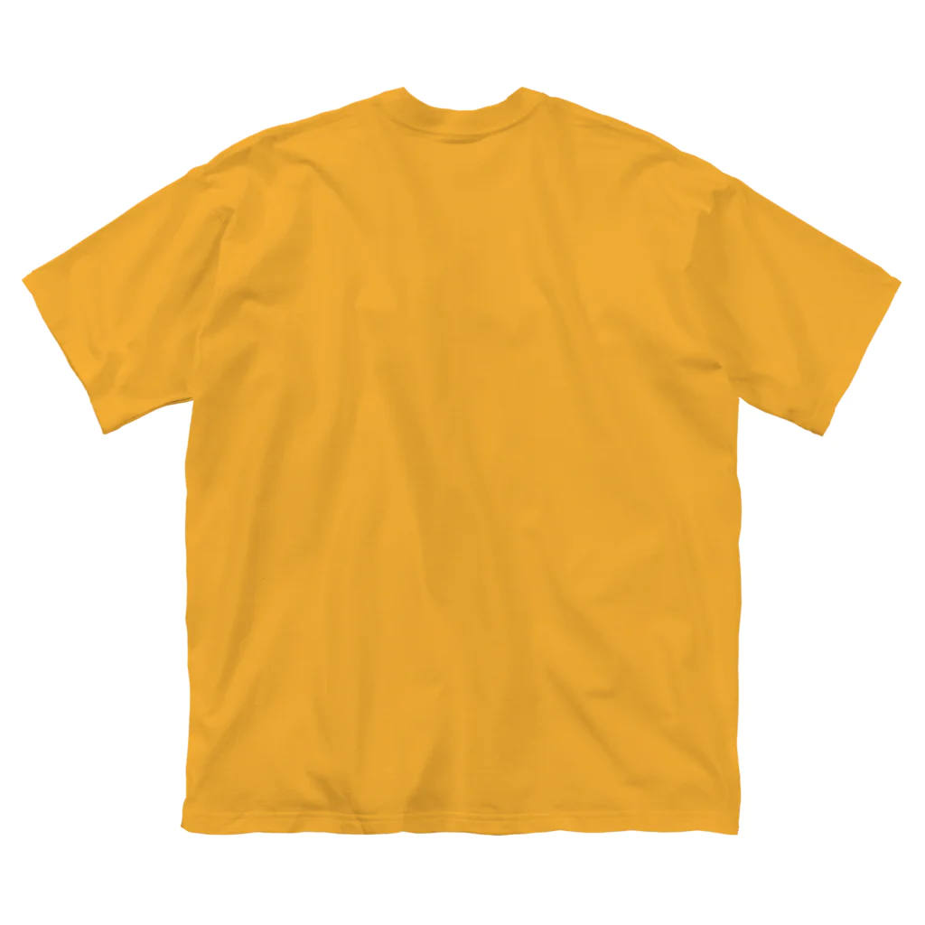 グランパパキャンプのグランパパファイヤーロゴ〈サークル〉 ビッグシルエットTシャツ