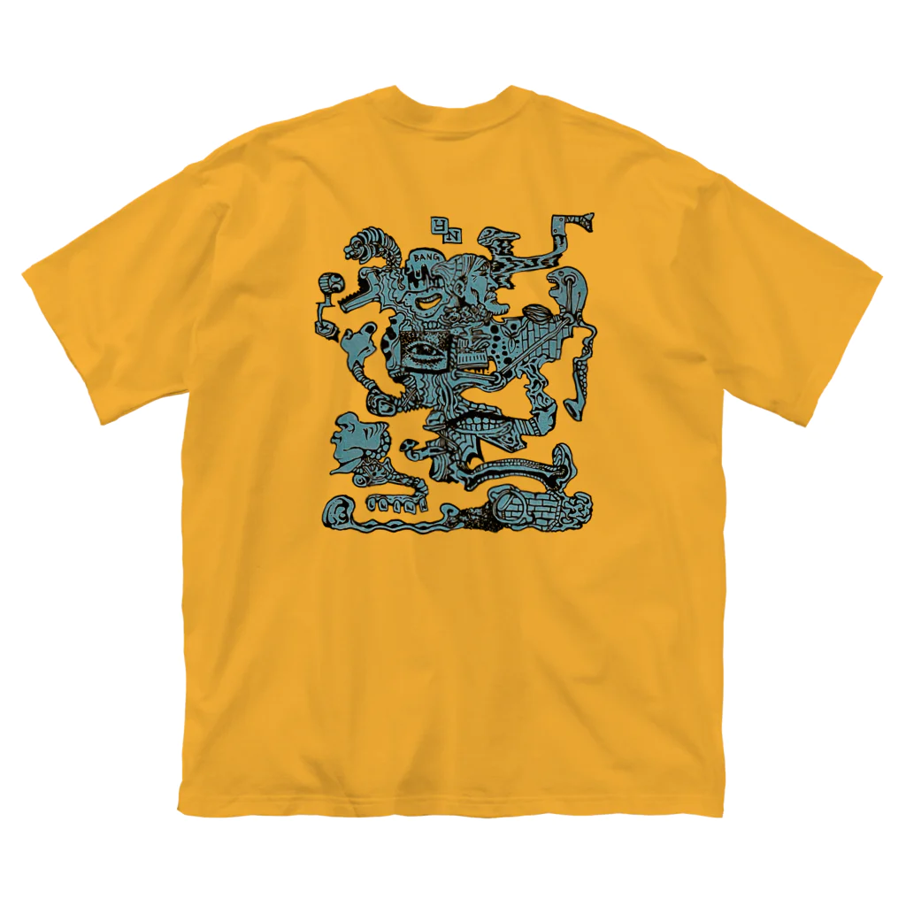 yellow nuggetsのleak ビッグシルエットTシャツ