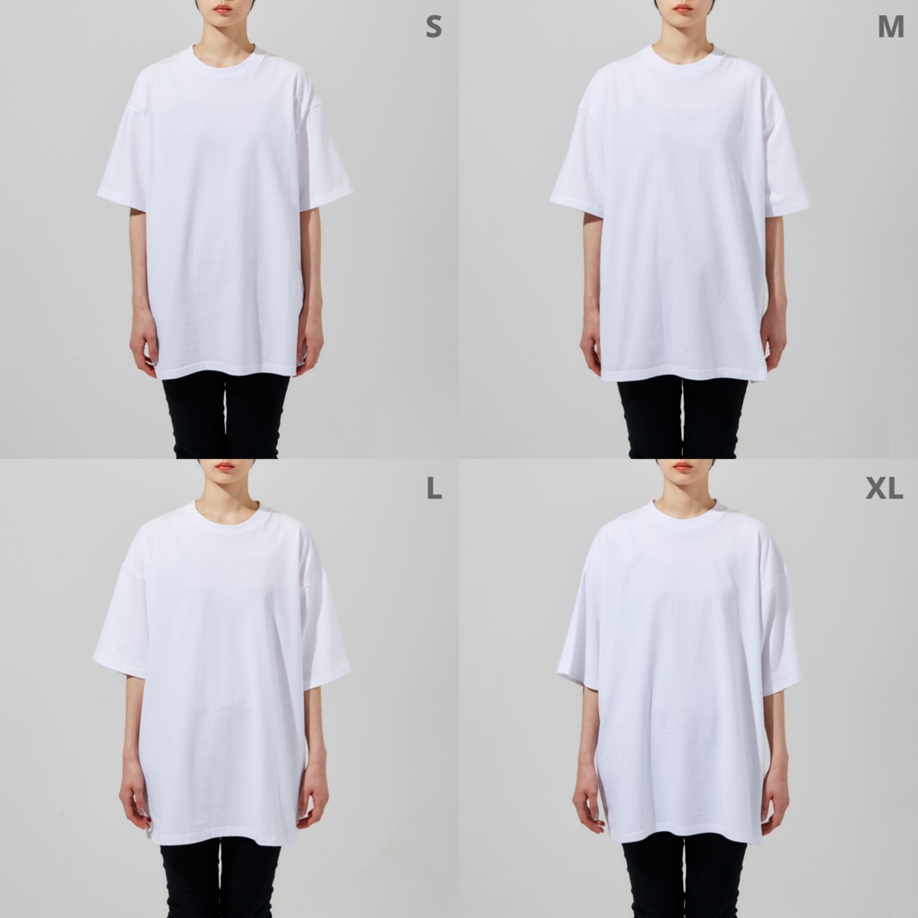 SO WHAT make PROJECT のSoWhat logo 初期型 Big T-Shirtmodel wear (woman)
