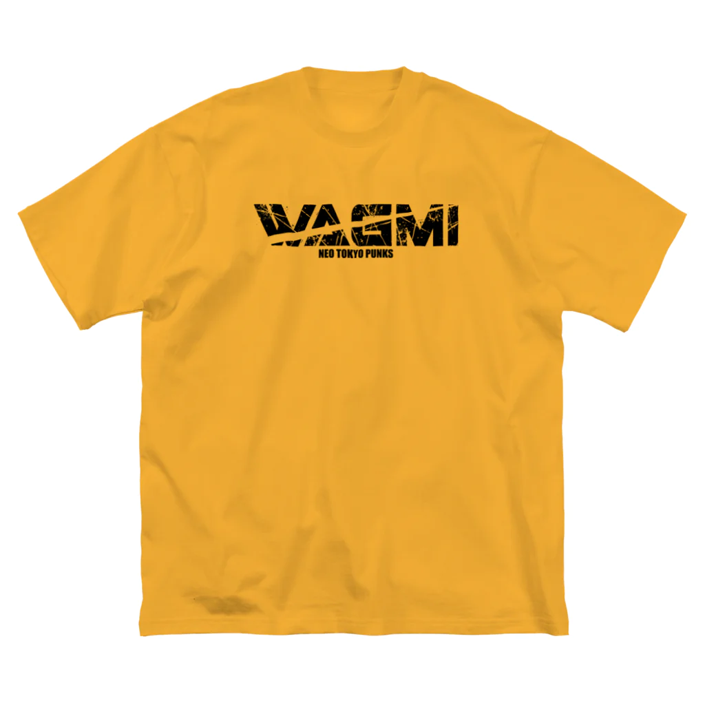 GUILD-WAGMI_from_NTPのWAGMI Item bigrogo-black ビッグシルエットTシャツ