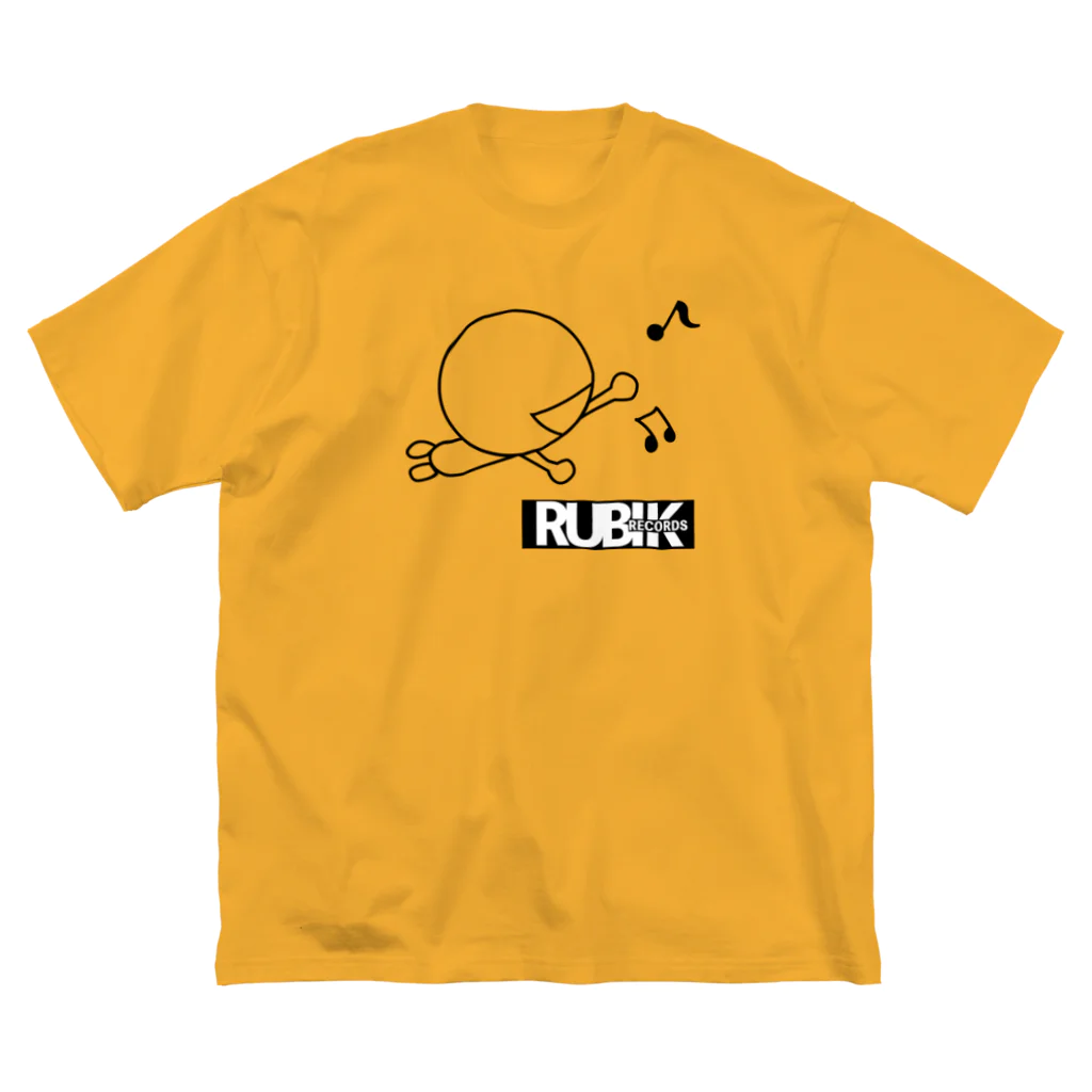 RUBIK RECORDSの空飛ぶRUBIK ビッグシルエットTシャツ