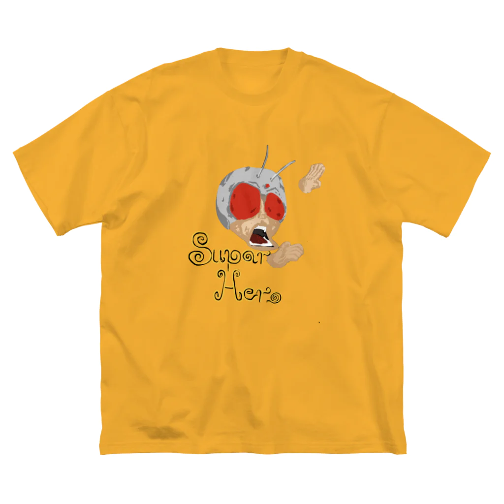 onclet098のスーパーヒーロー ビッグシルエットTシャツ