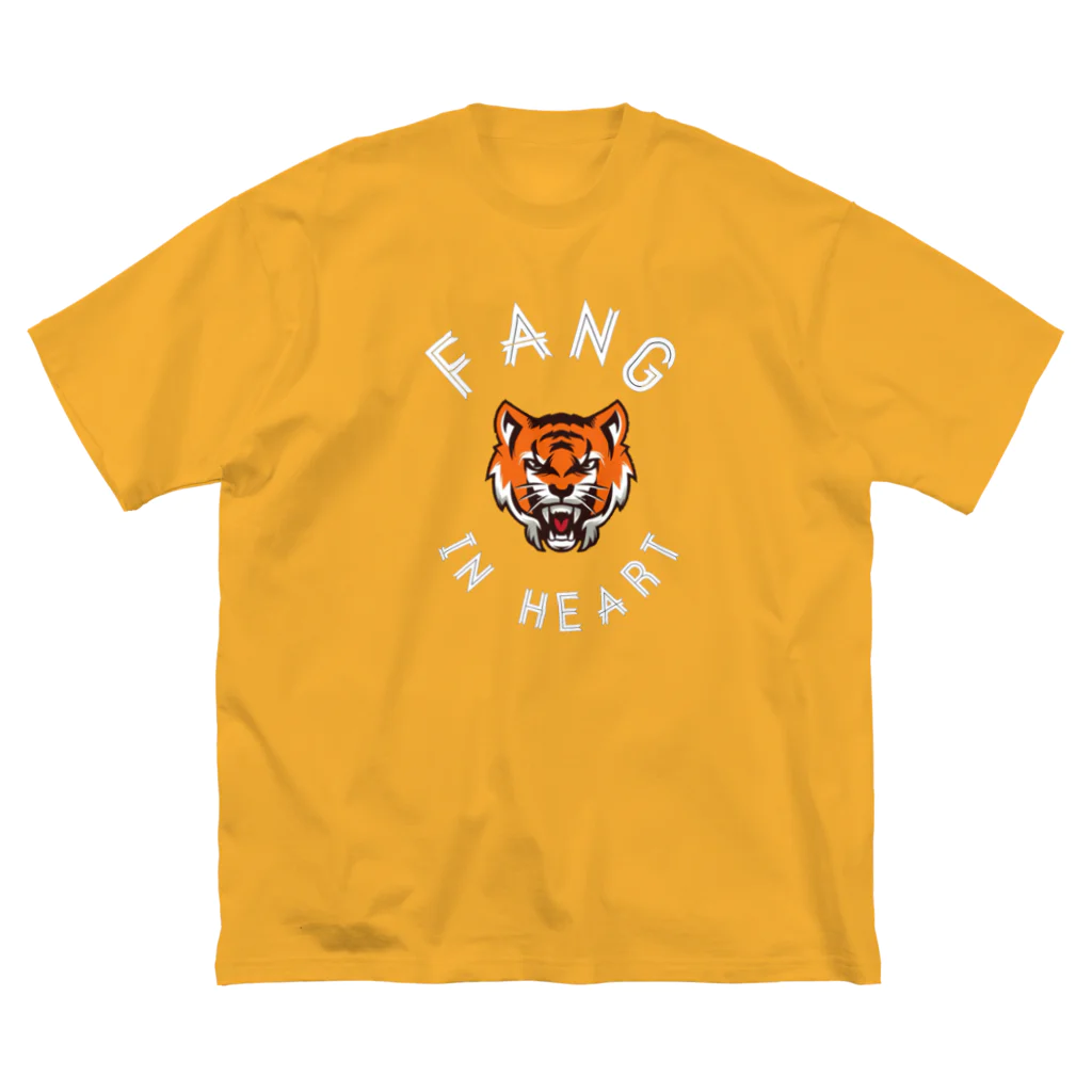 タマキング【日本のあんちゃん】の心に牙を ビッグシルエットTシャツ