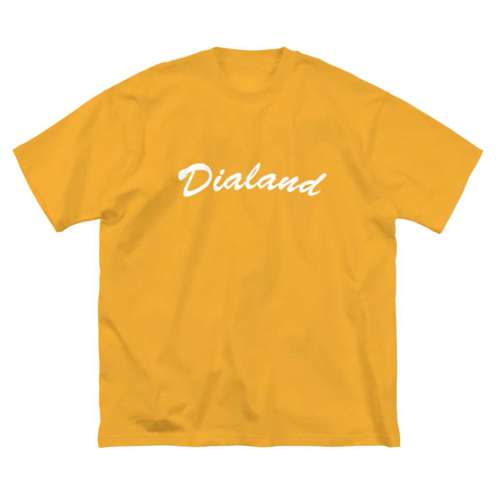 DIALAND LOVERSのTEAM DIALAND WHITE ビッグシルエットTシャツ