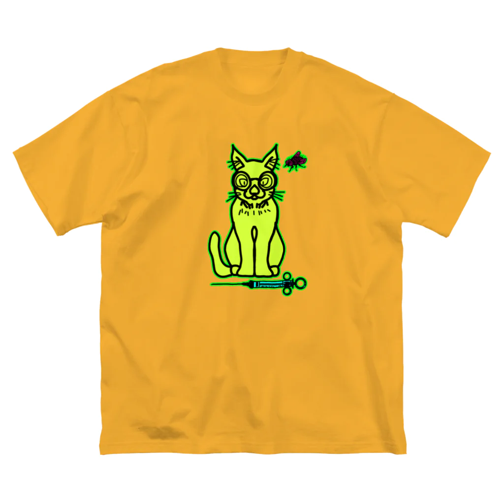 JINPIN (仁品)の待ちきれない猫 Big T-Shirt