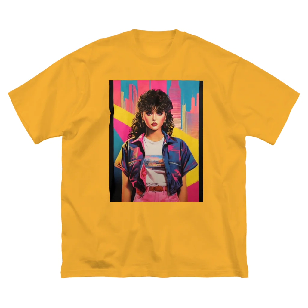 youhouの80's girls　No.2 ビッグシルエットTシャツ