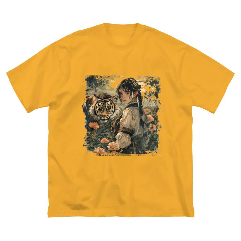 MistyStarkの虎と少女 Big T-Shirt