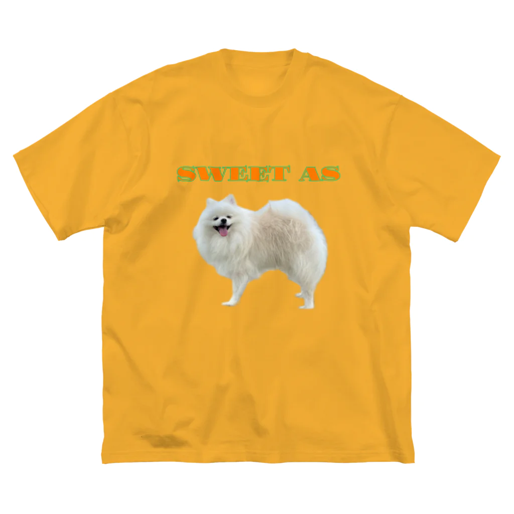 pom_pom_cawaii_dogのSweet as ビッグシルエットTシャツ