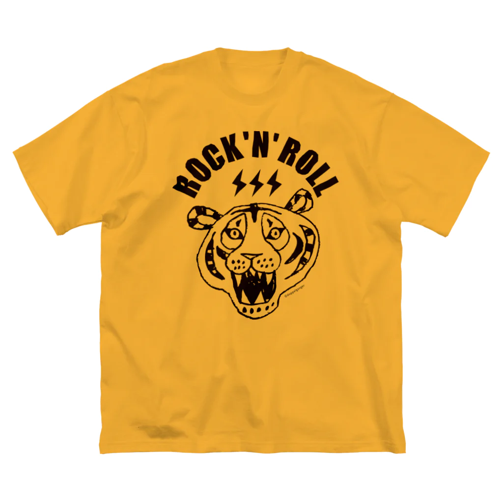 ROCK 'N' ROLL TIGER　ロックンロール タイガーの寅年 ROCK 'N' ROLL TIGER タイガー／トラ／虎 Big T-Shirt