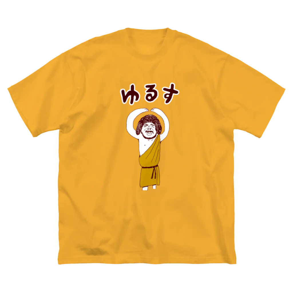 NIKORASU GOのユーモアデザイン「ゆるす」 Big T-Shirt