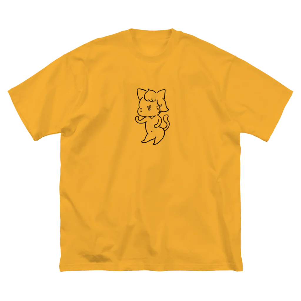 夏衣@弾丸兎 のたらこねこ Big T-Shirt