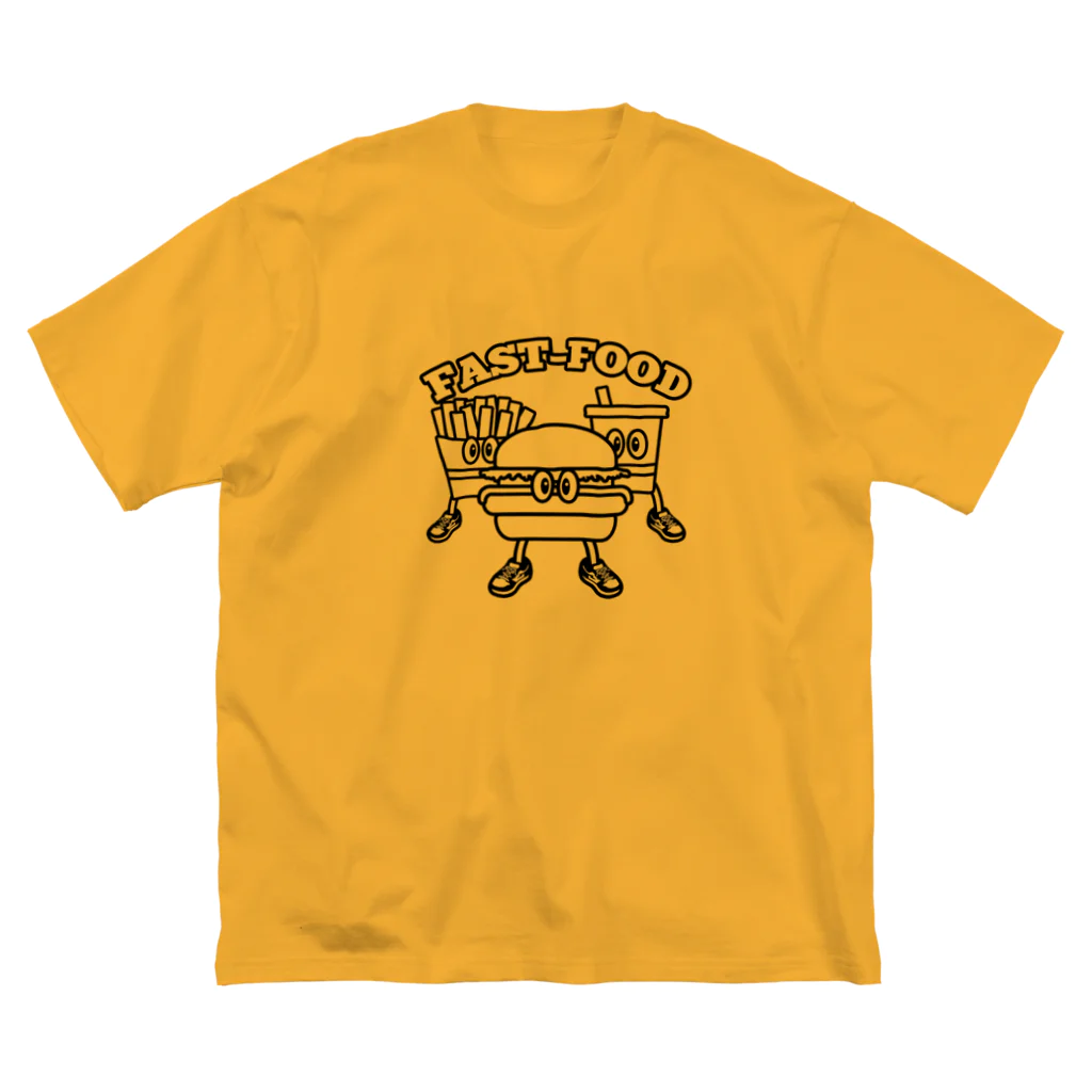 Candy Candyのfastfood_bros ビッグシルエットTシャツ